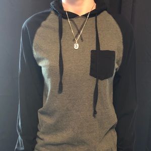 Black & Green basic hoodie